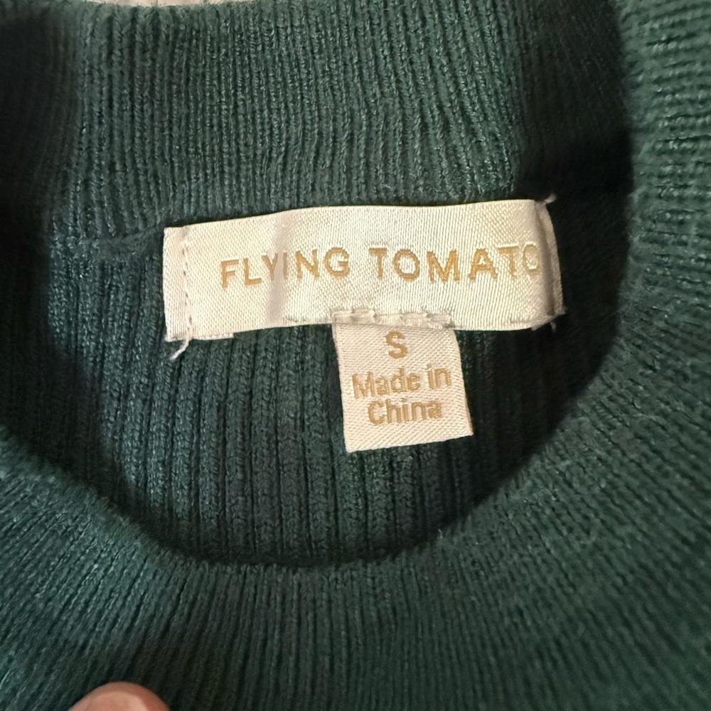 Flying Tomato long sleeve ribbed sweater dress - Picture 6 of 6
